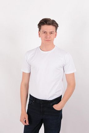 تیشرت سفید مردانه رگولار Five Pocket - کد 936190913