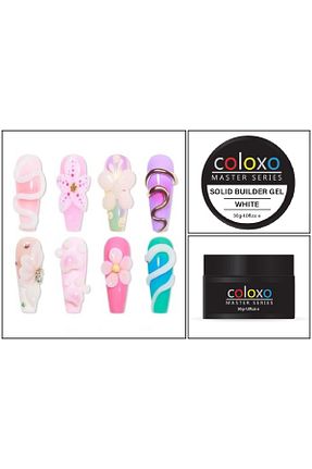 لاک ناخن دائمی سفید coloxo master series - کد 936134936