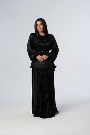 ست بالاتنه و پائین تنه مشکی زنانه پلی استر Elaris Exclusive - کد 936678328