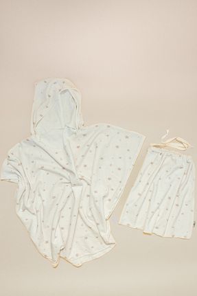 حوله ساحلی سفید بچه گانه هندسی minial - کد 831628657