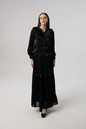 ست بالاتنه و پائین تنه مشکی زنانه رگولار Elaris Exclusive - کد 936671388