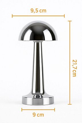 چراغ مطالعه / رومیزی طوسی فلزی SIQI - کد 931447180