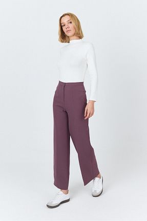 شلوار بنفش زنانه بافتنی macharel jeans - کد 933962808