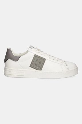 کفش اسنیکر سفید مردانه بند دار Armani Exchange - کد 936239619