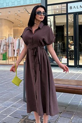 لباس قهوه ای زنانه بافتنی Ded COLLECTION - کد 936191244