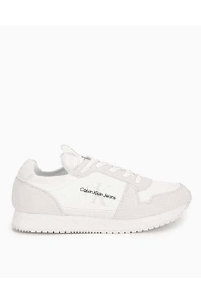 کفش اسنیکر سفید مردانه بند دار Calvin Klein - کد 852816156