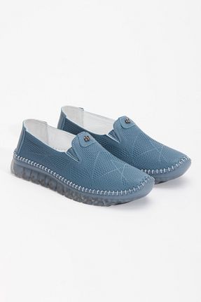 بابت آبی زنانه چرم خالص MOKKASHOES - کد 935323514