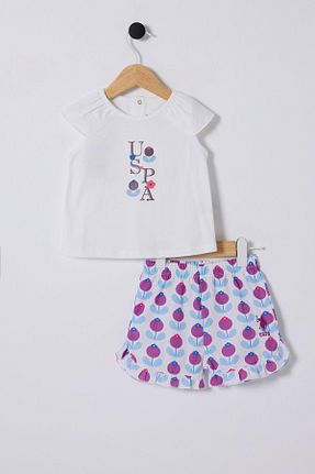 ست بالاتنه و پائین تنه رنگی بچه گانه بافتنی U.S. Polo Assn. - کد 936246231