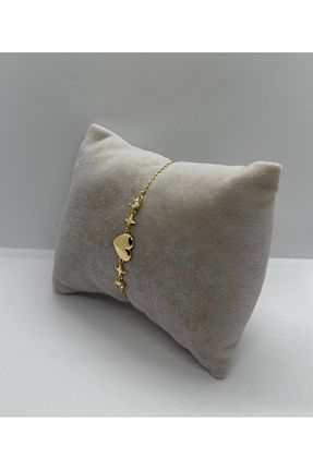 دستبند استیل (فولاد) زرد زنانه استیل (فولاد) TILSIM TAKI - کد 936181616