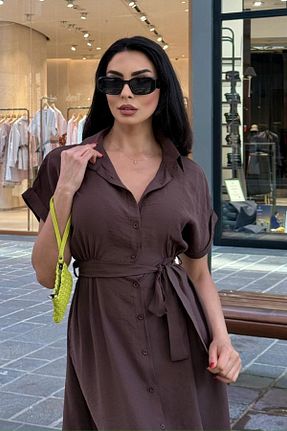 لباس قهوه ای زنانه بافتنی Ded COLLECTION - کد 936191244