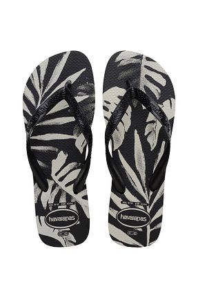 دمپائی مشکی زنانه پاشنه تخت Havaianas - کد 802022483