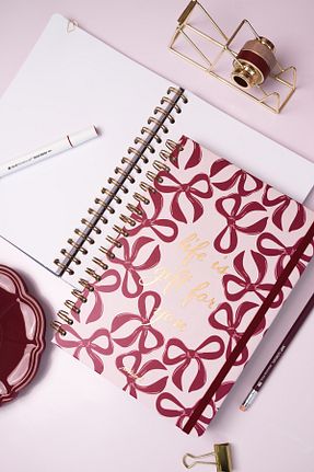 دفتر قرمز Sert Matt Notebook - کد 936205494