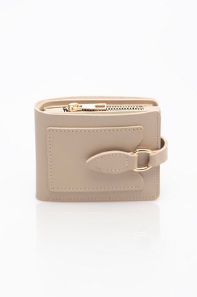 کیف پول بژ زنانه ابعاد کوچک Womancraft - کد 798892768