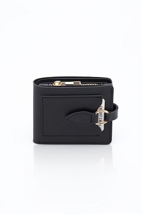 کیف پول مشکی زنانه ابعاد کوچک Womancraft - کد 798974094