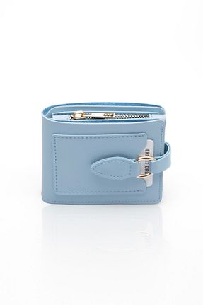 کیف پول آبی زنانه ابعاد کوچک Womancraft - کد 798972841