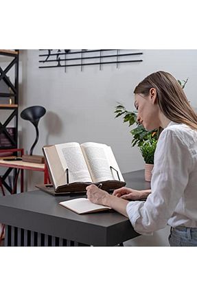 پایه کتاب قهوه ای چوب Vigo Wood - کد 153307580