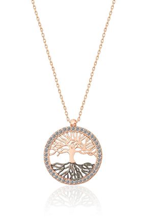 گردنبند نقره زرد زنانه 925 عیار Şimal Silver - کد 46375107