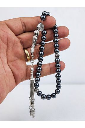 تسبیح طوسی سنگ طبیعی Satürn Silver Kuyumculuk - کد 917478800