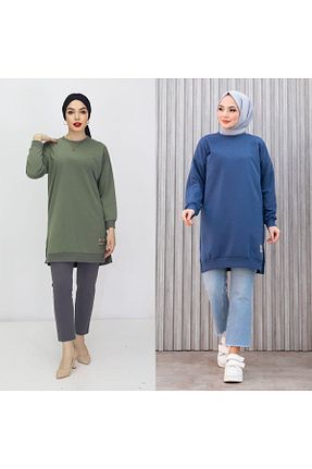 تونیک حجاب رنگی زنانه پنبه پلی استر Bala Giyim - کد 936703014