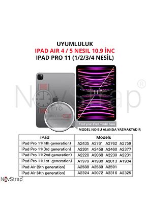 محافظ صفحه تبلت سفید NovStrap - کد 780661510