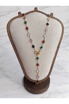 گردنبند استیل ( فولاد ) زرد زنانه استیل (فولاد) Glowelier - کد 936118298