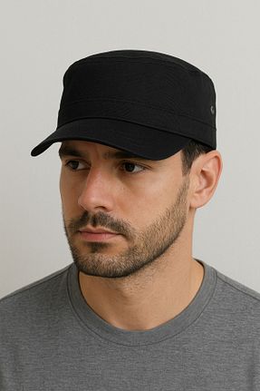 کلاه مشکی زنانه پنبه ای CosmoOutlet - کد 640039878