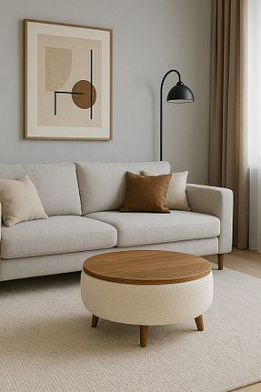 میز جلو مبلی نباتی MDF Bounteous - کد 936381023