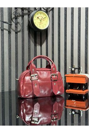 کیف دوشی زرشکی زنانه bahwar - کد 936380183