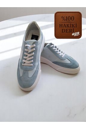 کفش بیرون آبی مردانه چرم اصل HIZIR SHOES - کد 933712479