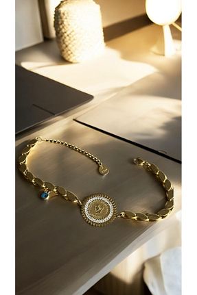 دستبند استیل (فولاد) سرمه ای زنانه استیل ضد زنگ İNN JEWELLERY - کد 936435505