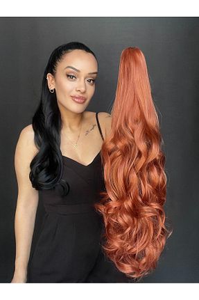کلاه گیس نارنجی زنانه Suzan Peruk - کد 936456153