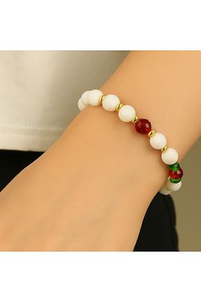 دستبند جواهر رنگی زنانه منجق TAKI DERYASI - کد 929992711