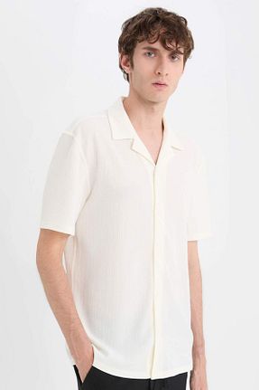 پیراهن سفید مردانه رگولار Defacto - کد 936484675