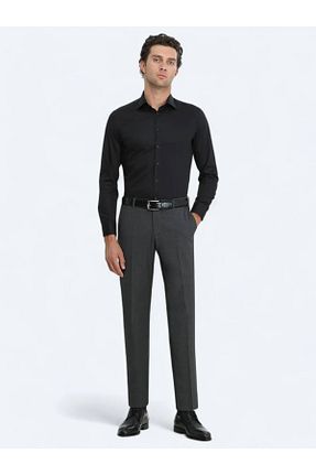 پیراهن مشکی مردانه اسلیم فیت Kip - کد 883123508