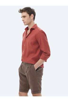پیراهن نارنجی مردانه رگولار Kip - کد 818044185