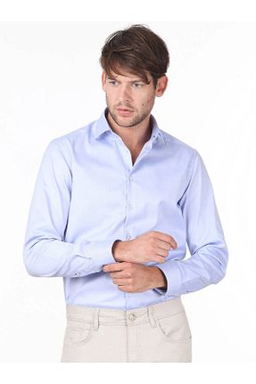 پیراهن آبی مردانه رگولار Kip - کد 4598912