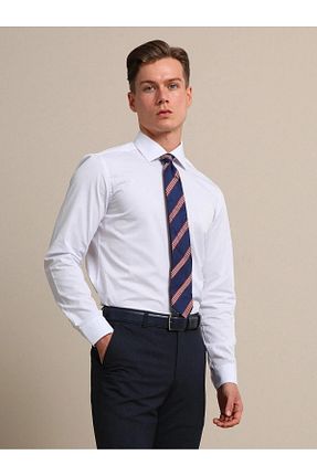 پیراهن سفید مردانه اسلیم فیت Kip - کد 65260517