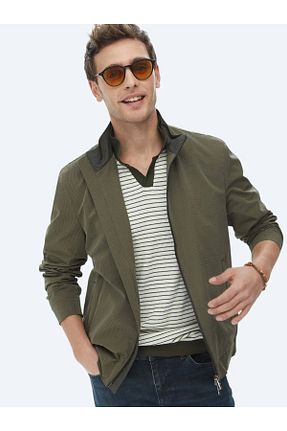 کاپشن خاکی مردانه پلی استر Kip - کد 815768574