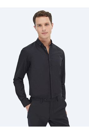 پیراهن مشکی مردانه اسلیم فیت Kip - کد 841106558