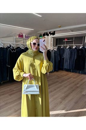 مانتو بلند حجاب رنگی زنانه OlaLady - کد 898697876