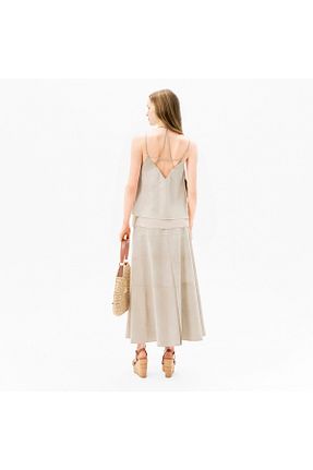 بلوز بژ زنانه چاپی Desa - کد 930999903