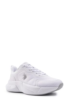 کفش اسنیکر سفید زنانه بند دار U.S. Polo Assn. - کد 822766330
