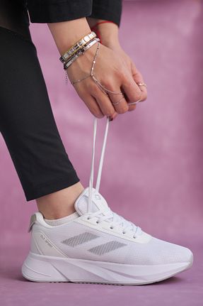کفش اسنیکر سفید زنانه بند دار SOLAZER - کد 931696263