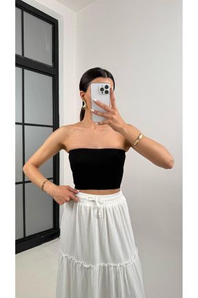 بلوز مشکی زنانه ساده Gaus - کد 936509770
