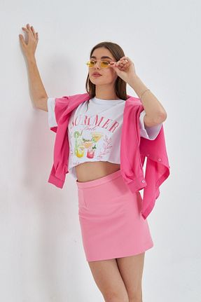 تیشرت سفید زنانه یقه دوچرخه The Champ Clothing - کد 927857595