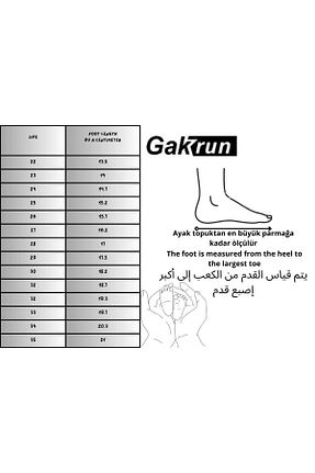 کفش اسنیکر سفید بچه گانه بند دار GAK RUN - کد 903996214