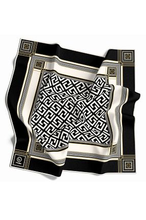 روسری مشکی پلی استر VİOLLA - کد 885790159