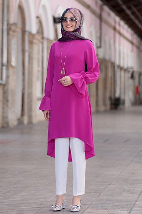 ست بالاتنه و پائین تنه حجاب صورتی زنانه سایز بزرگ Raika Moda - کد 936545219