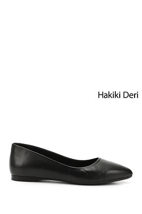 بابت مشکی زنانه چرم خالص GÖNDERİ(R) - کد 936550703