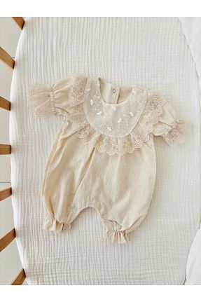 سرهمی بژ بچه گانه آستین کوتاه NUNU BABY - کد 927805214